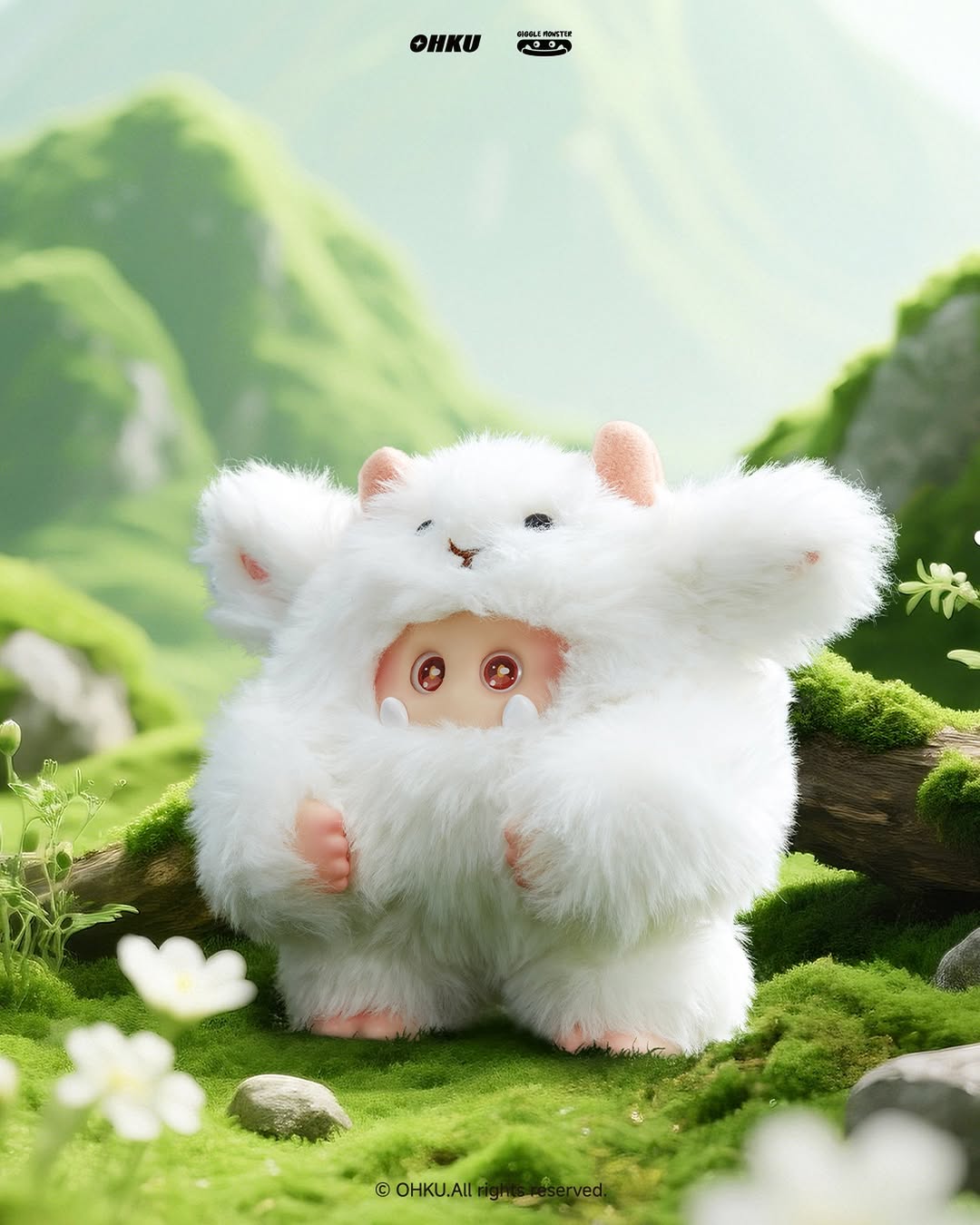 GIGGLE MONSTER Furry Forest Vinyl Plush Series