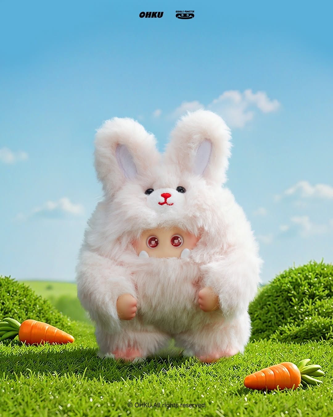 GIGGLE MONSTER Furry Forest Vinyl Plush Series