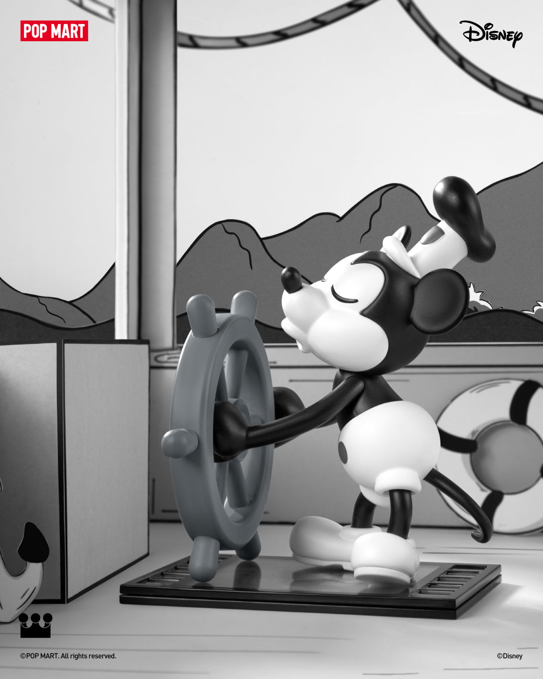 POP MART Disney Steamboat Willie Series