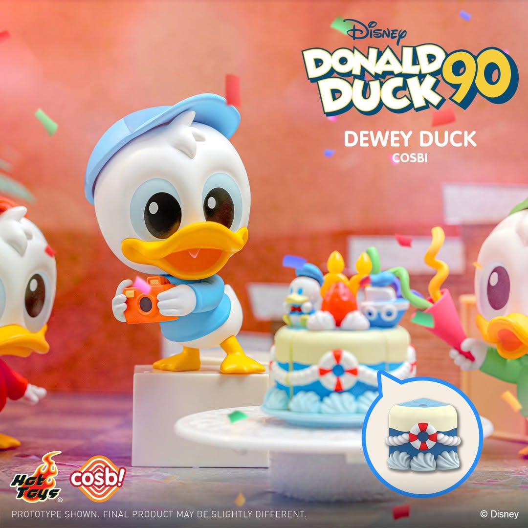 Hot Toys x COSBI Donald Duck 90th Anniversary Birthday Party Blind Box ...
