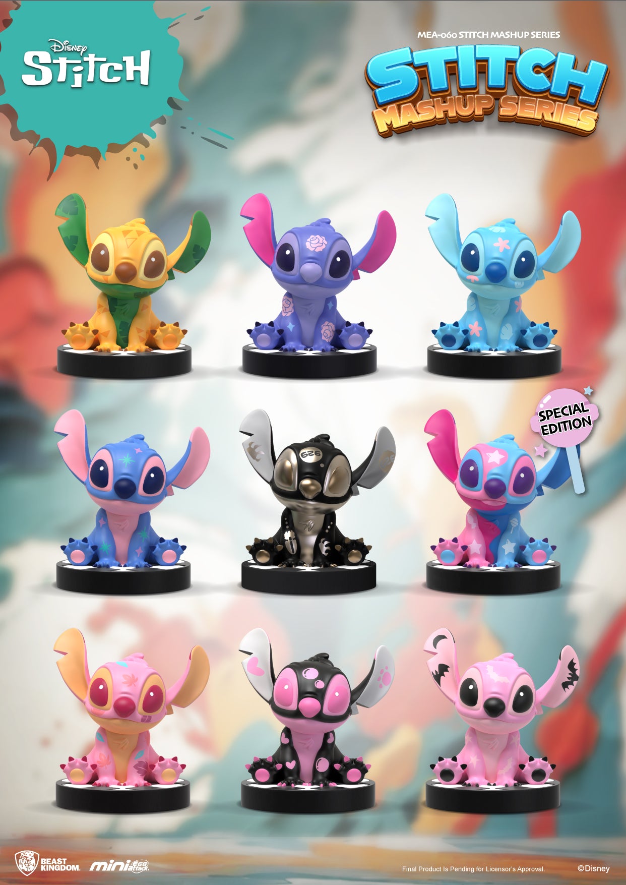 MEA-060 Stitch Mashup series Blind Box Set (6 Pcs)