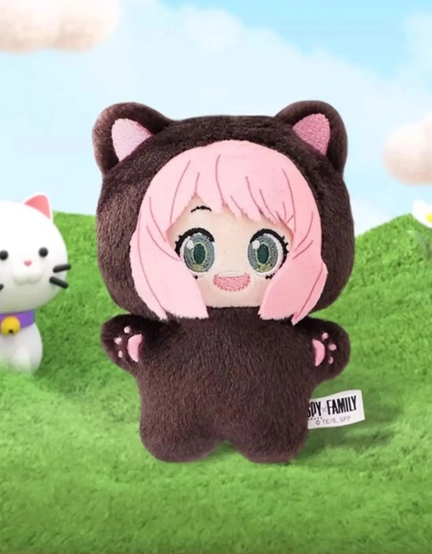 Spy X Family Cat plush keychain Blind box