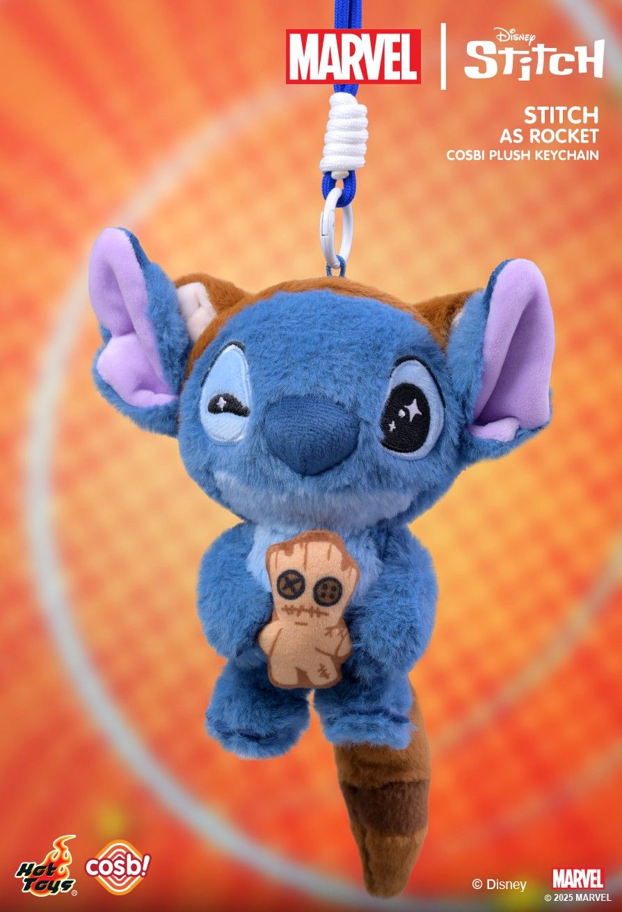 Hot Toys x COSBI Marvel Stitch Plush Keychain Blind Box Series