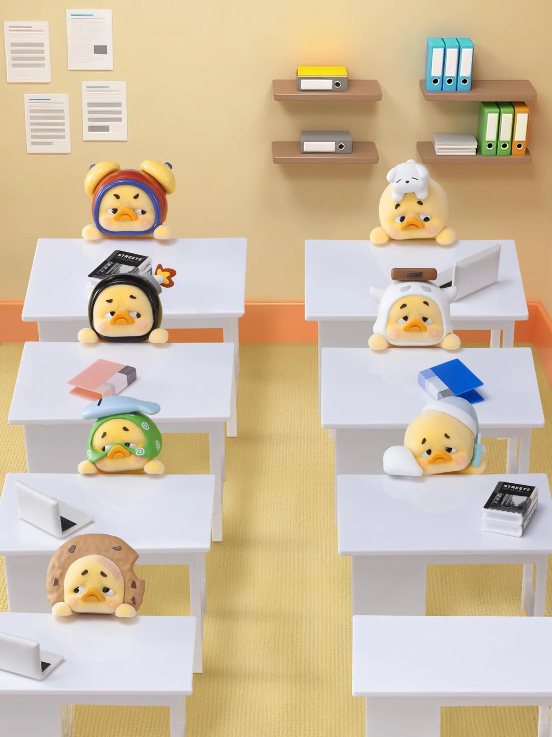 Upset Duck Status Display Duck PVC Series Blind Box