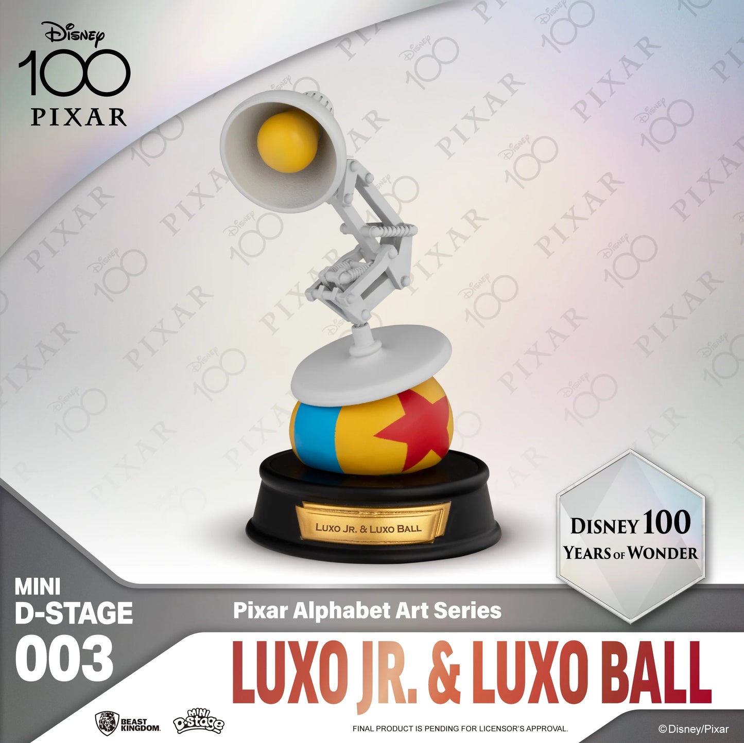MDS-003- Pixar Alphabet Art Series 6pcs Blind box set (6 pcs)