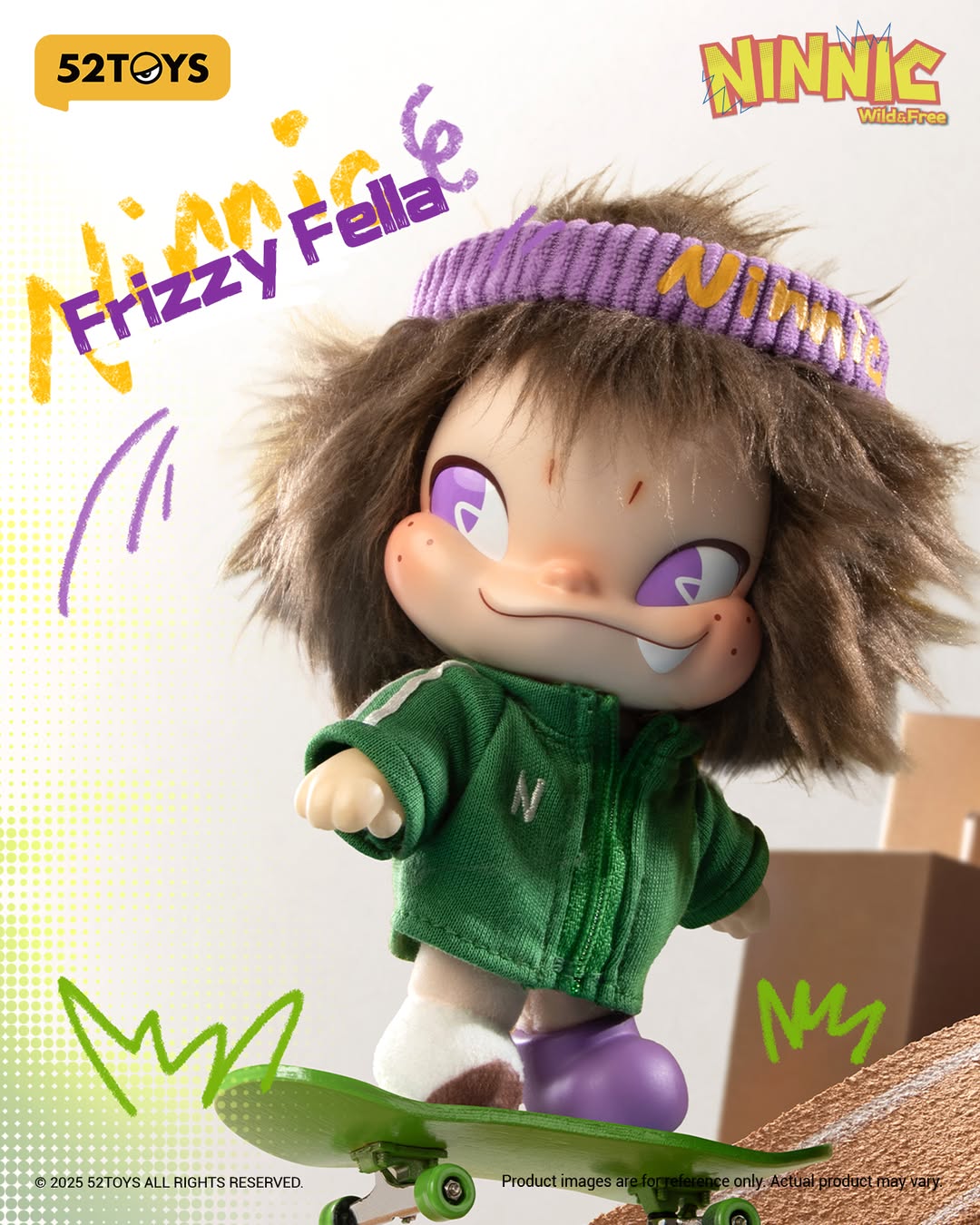 NINNIC Wild & Free Plush Keychain Blind Box