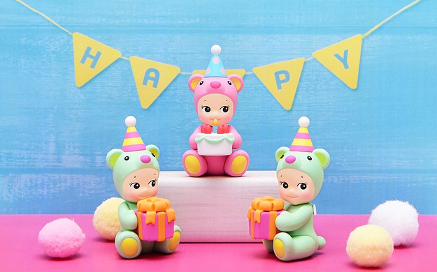 Sonny Angel Birthday Gift Bear Series