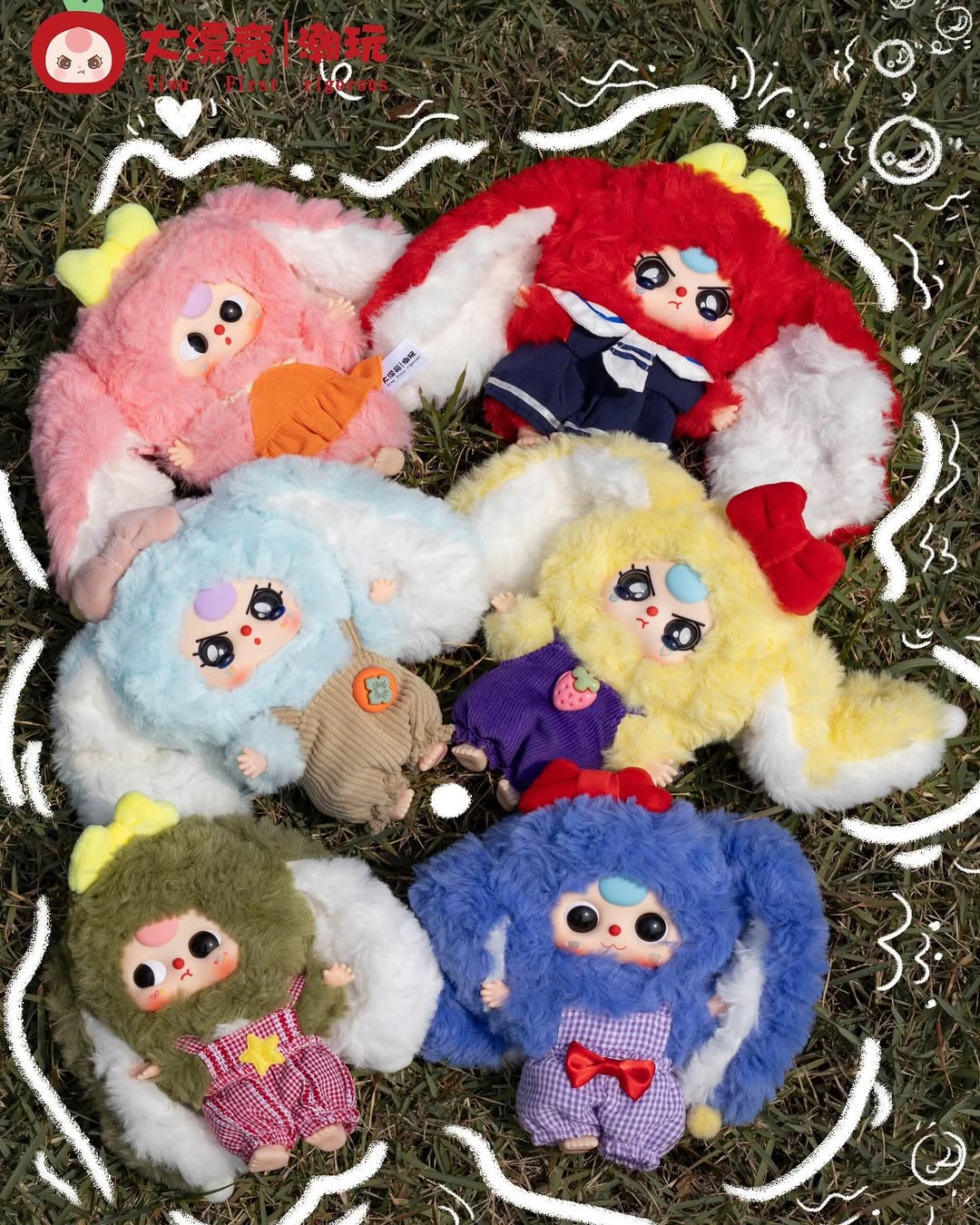 BabyThree Macaron Cute Bunny V2 Blind Box Series