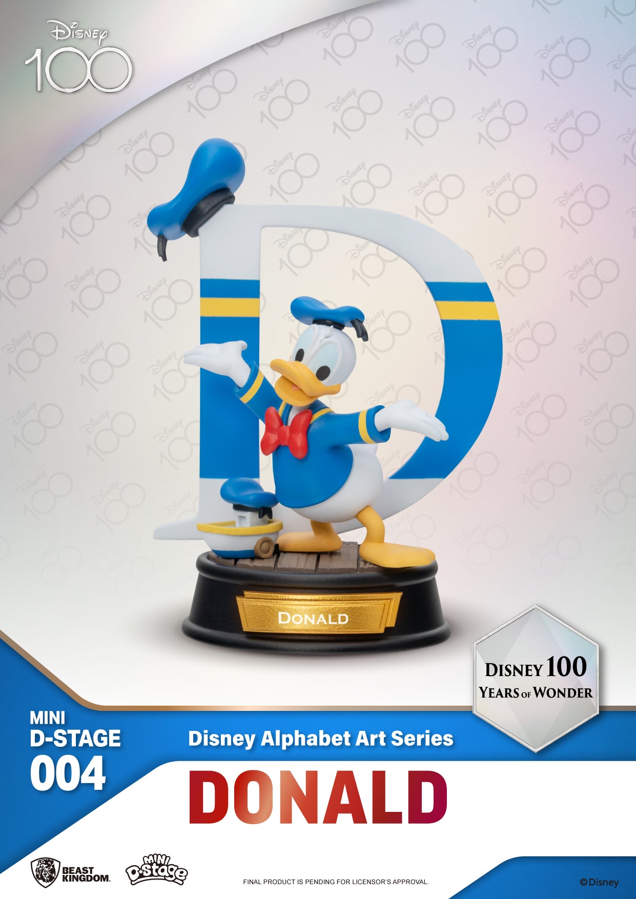 MDS-004- Disney Alphabet Art Series Blind box set (6 pcs)