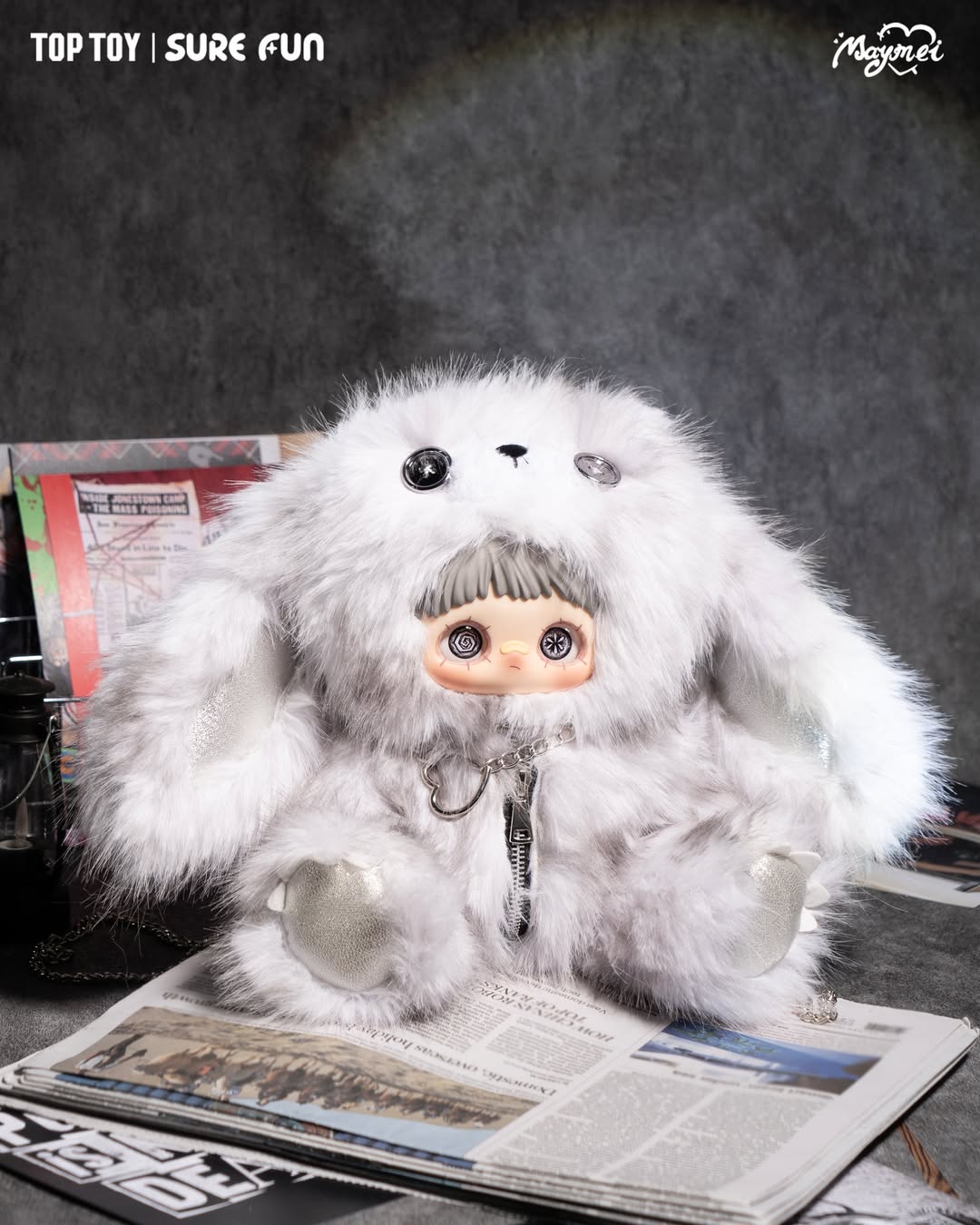 MayMei Rebel Doll Series 400% Plush Backpack Blind Box