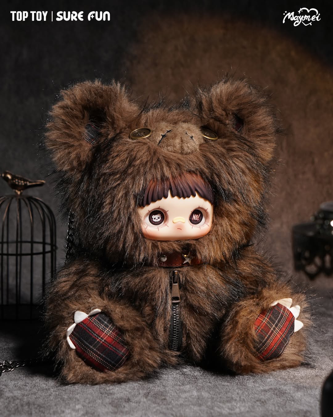MayMei Rebel Doll Series 400% Plush Backpack Blind Box