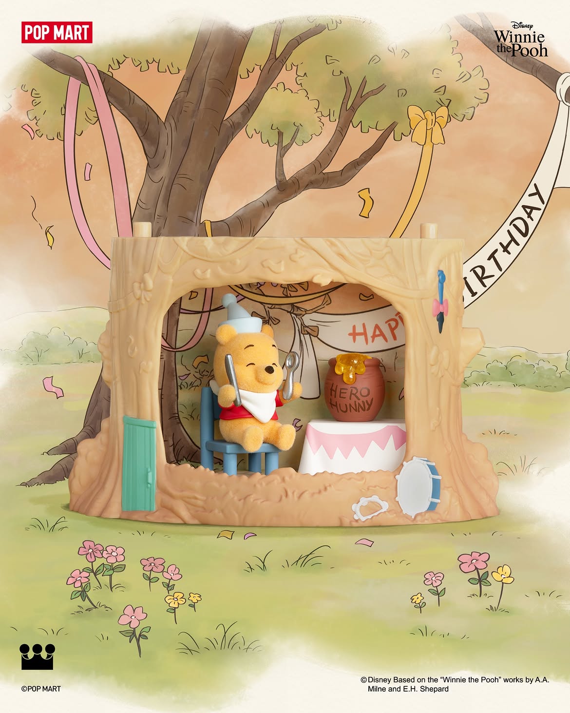Winnie-The-Pooh Treehouse Theatre Series Figure Blind Box