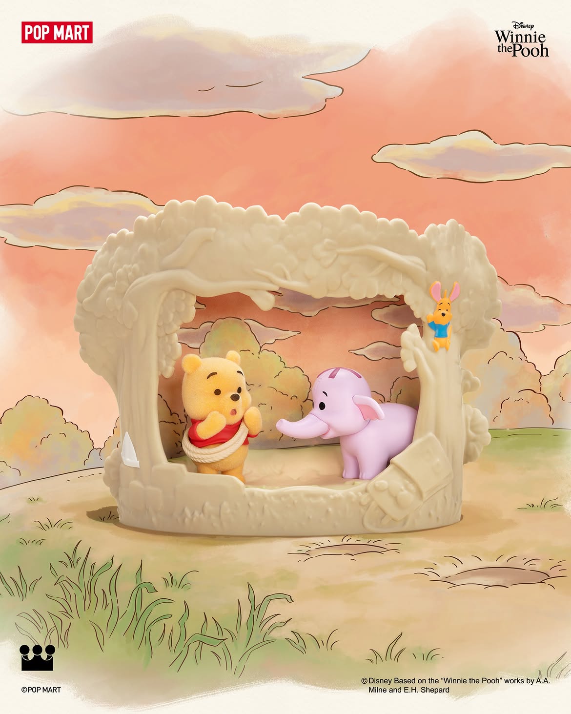 Winnie-The-Pooh Treehouse Theatre Series Figure Blind Box