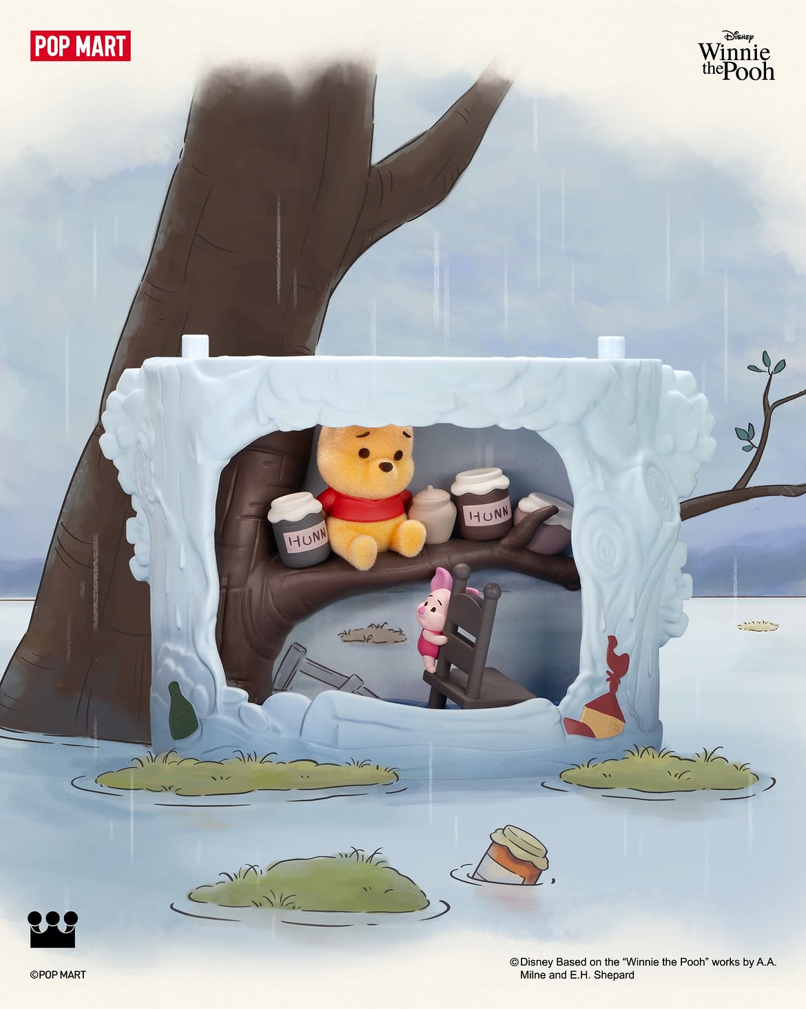 Winnie-The-Pooh Treehouse Theatre Series Figure Blind Box