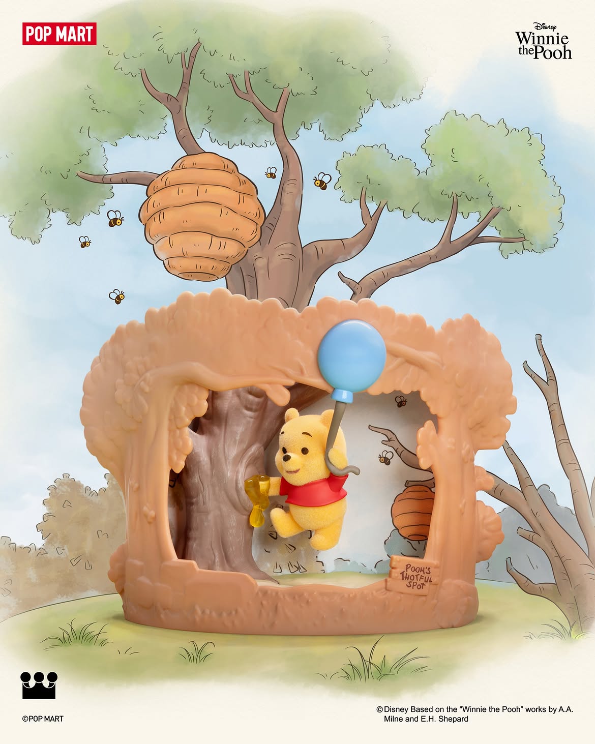 Winnie-The-Pooh Treehouse Theatre Series Figure Blind Box