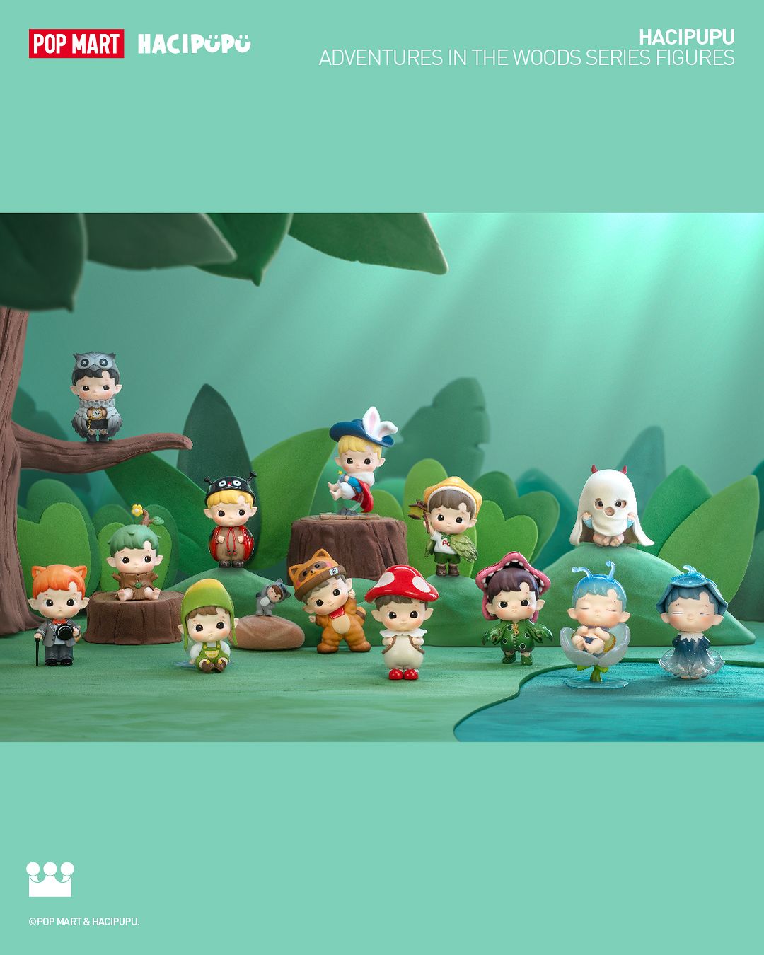 HACIPUPU Adventures in the Woods Series Figures
