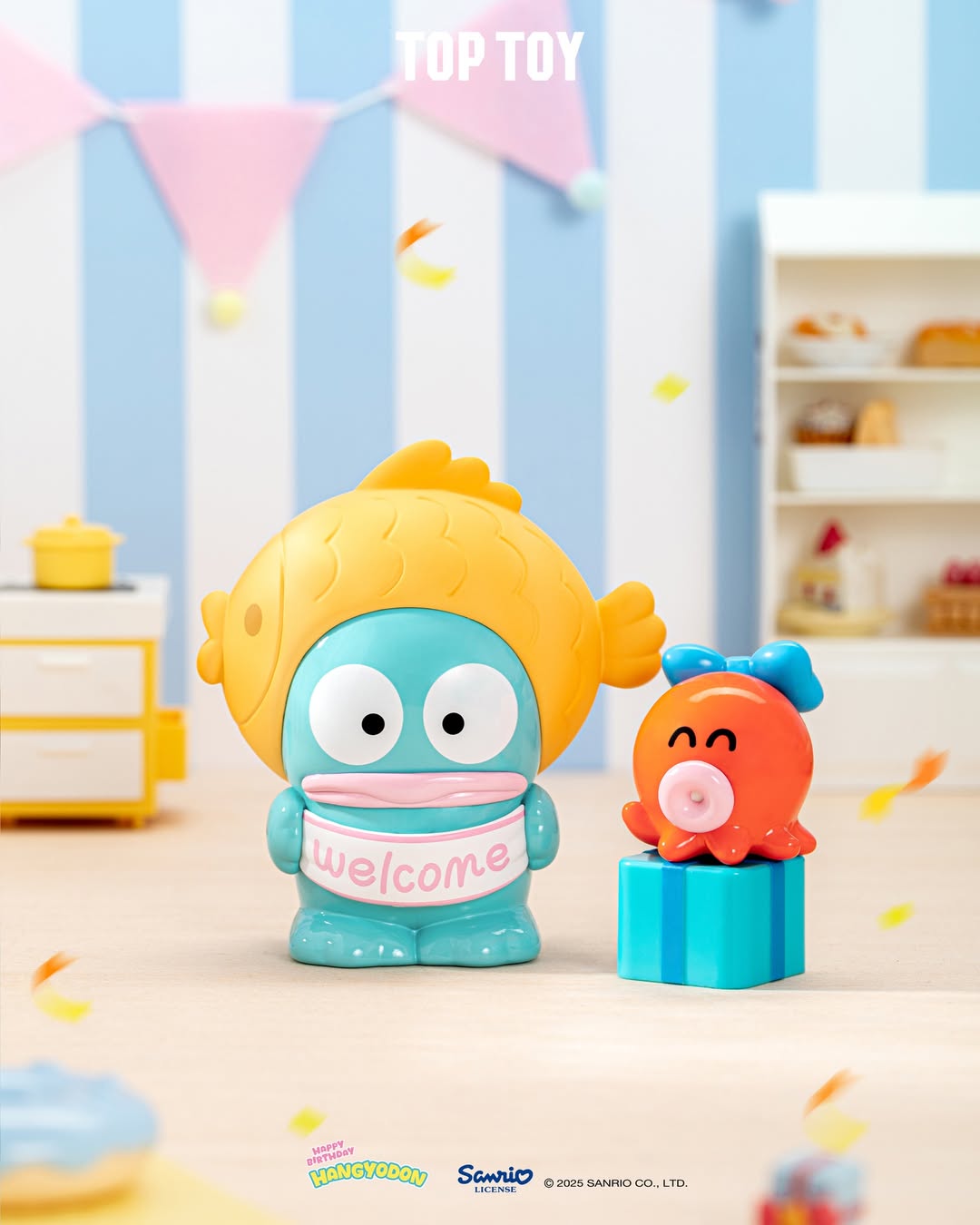 Sanrio HANGYODON Happy Birthday Blind Box Series