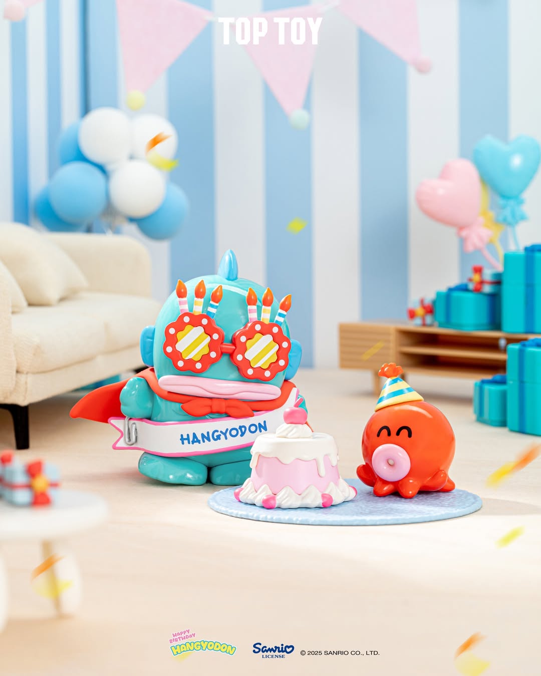 Sanrio HANGYODON Happy Birthday Blind Box Series