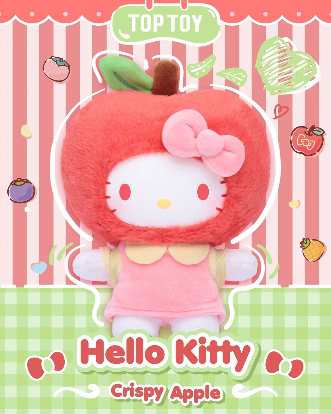 Sanrio Hello Kitty Fruity Paradise Plush Pendant Blind Box Series