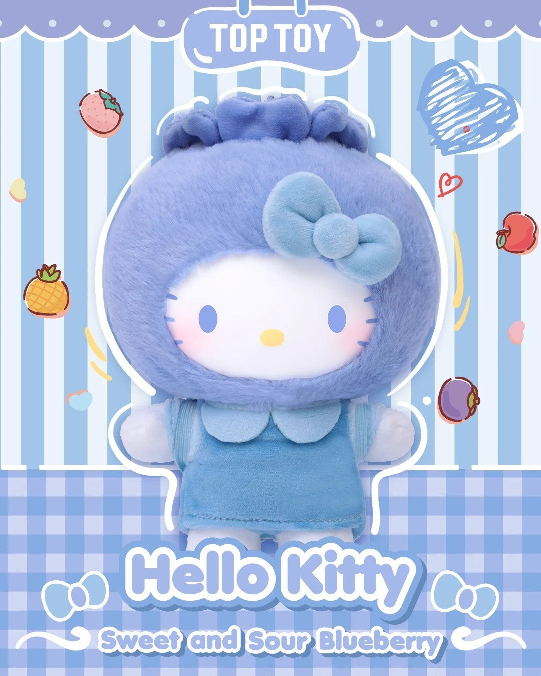 Sanrio Hello Kitty Fruity Paradise Plush Pendant Blind Box Series