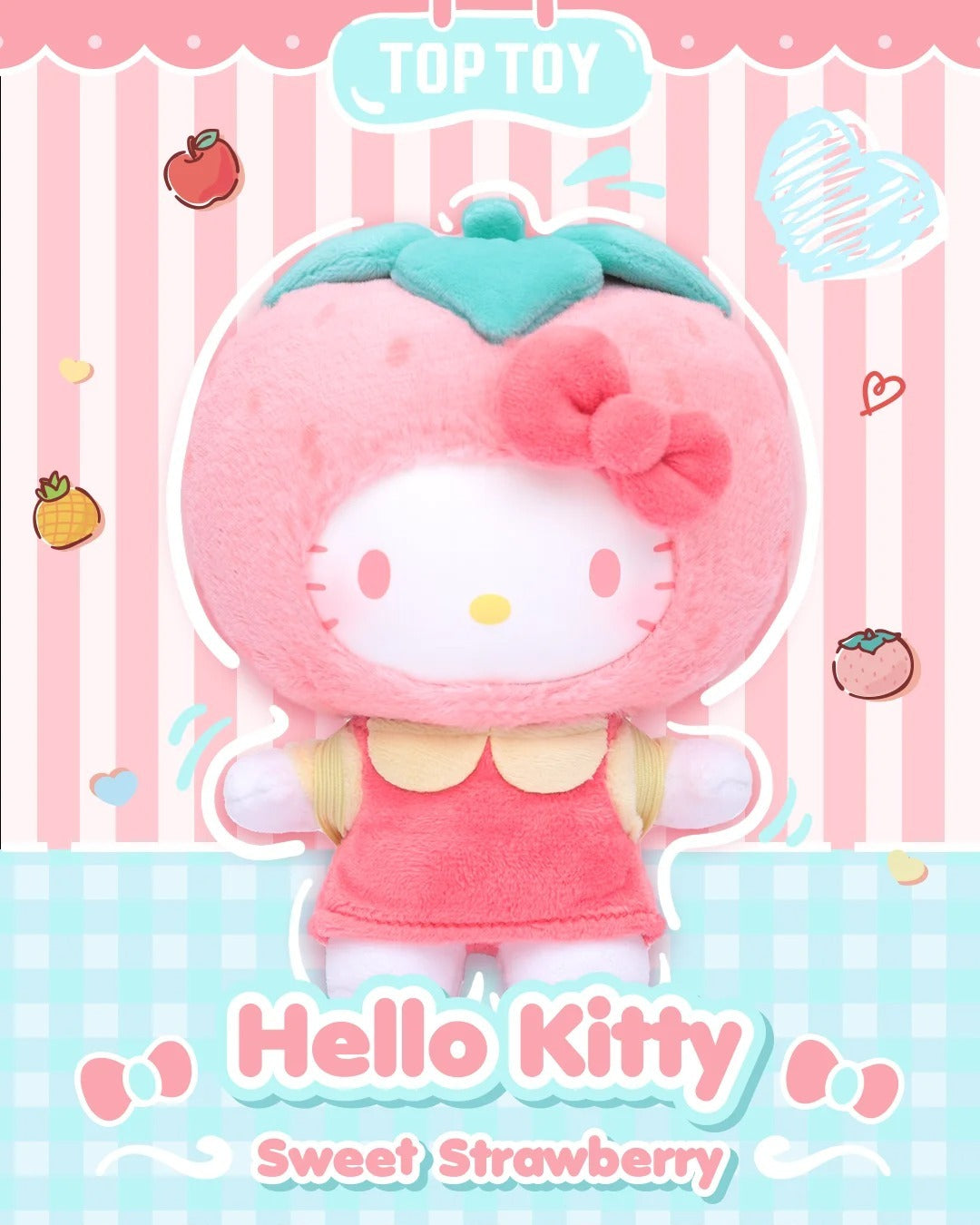 Sanrio Hello Kitty Fruity Paradise Plush Pendant Blind Box Series