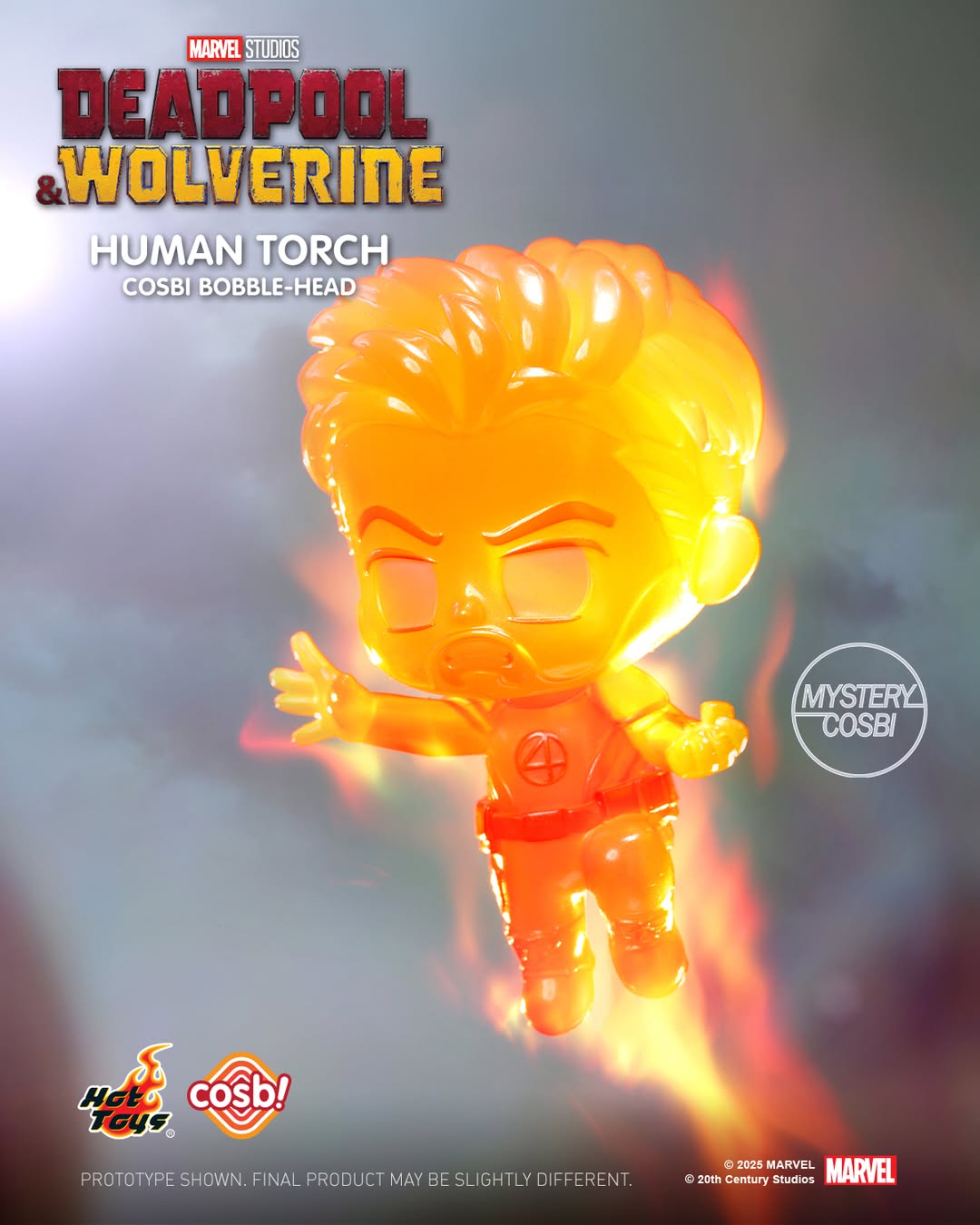 Hot Toys x COSBI Deadpool and Wolverine Bobble Head Blind Box Series