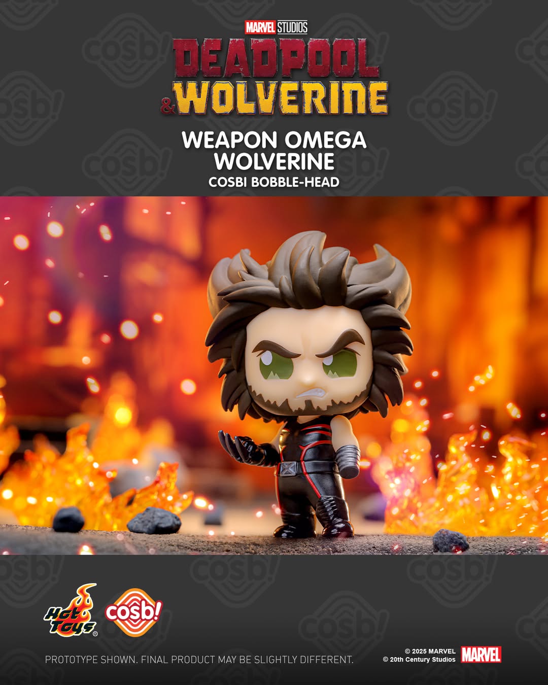 Hot Toys x COSBI Deadpool and Wolverine Bobble Head Blind Box Series