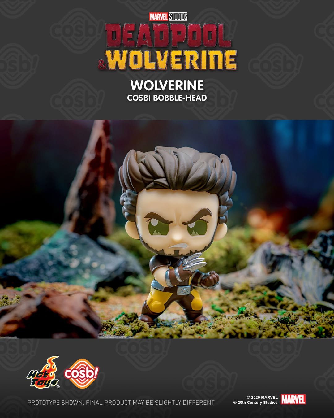 Hot Toys x COSBI Deadpool and Wolverine Bobble Head Blind Box Series