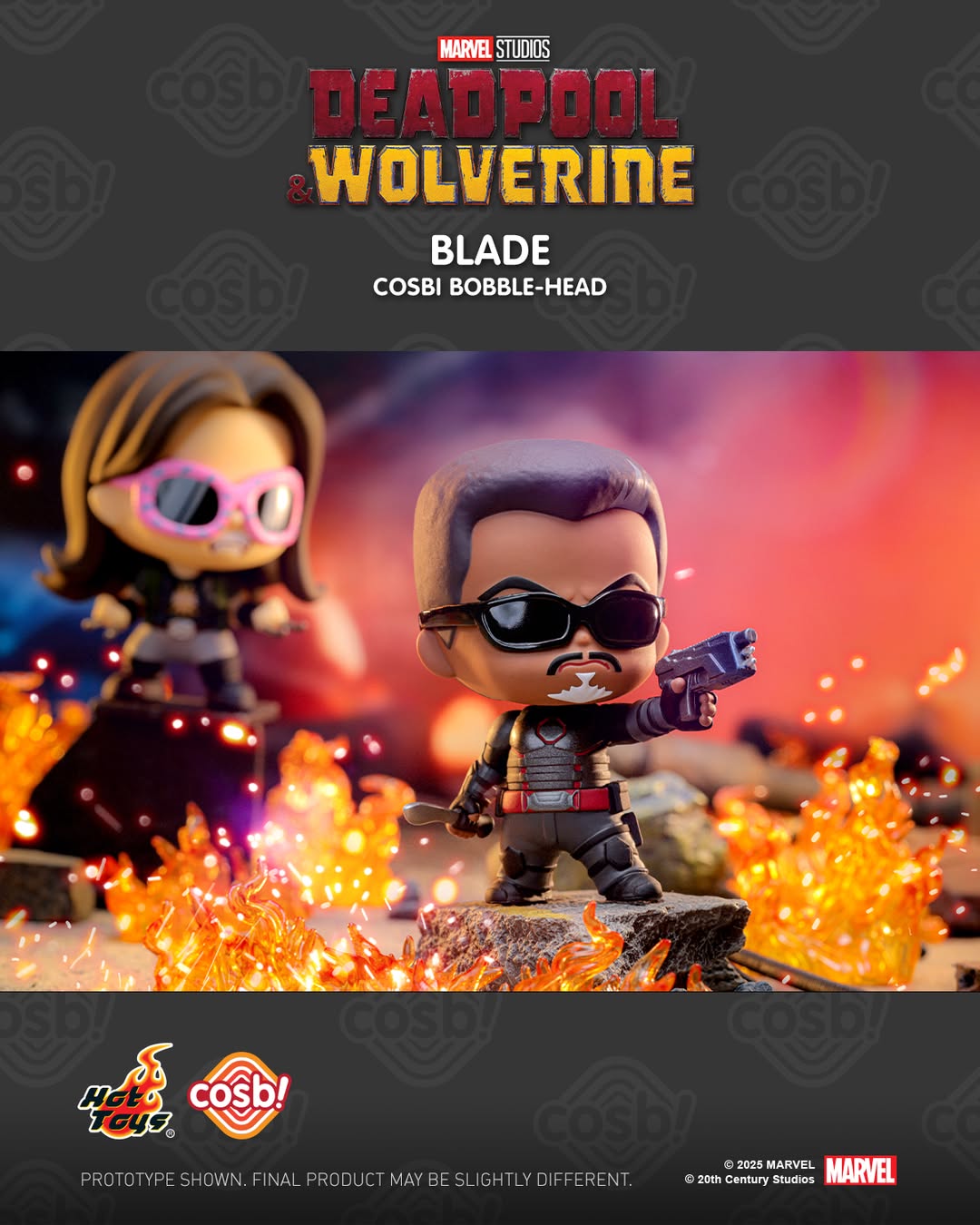 Hot Toys x COSBI Deadpool and Wolverine Bobble Head Blind Box Series