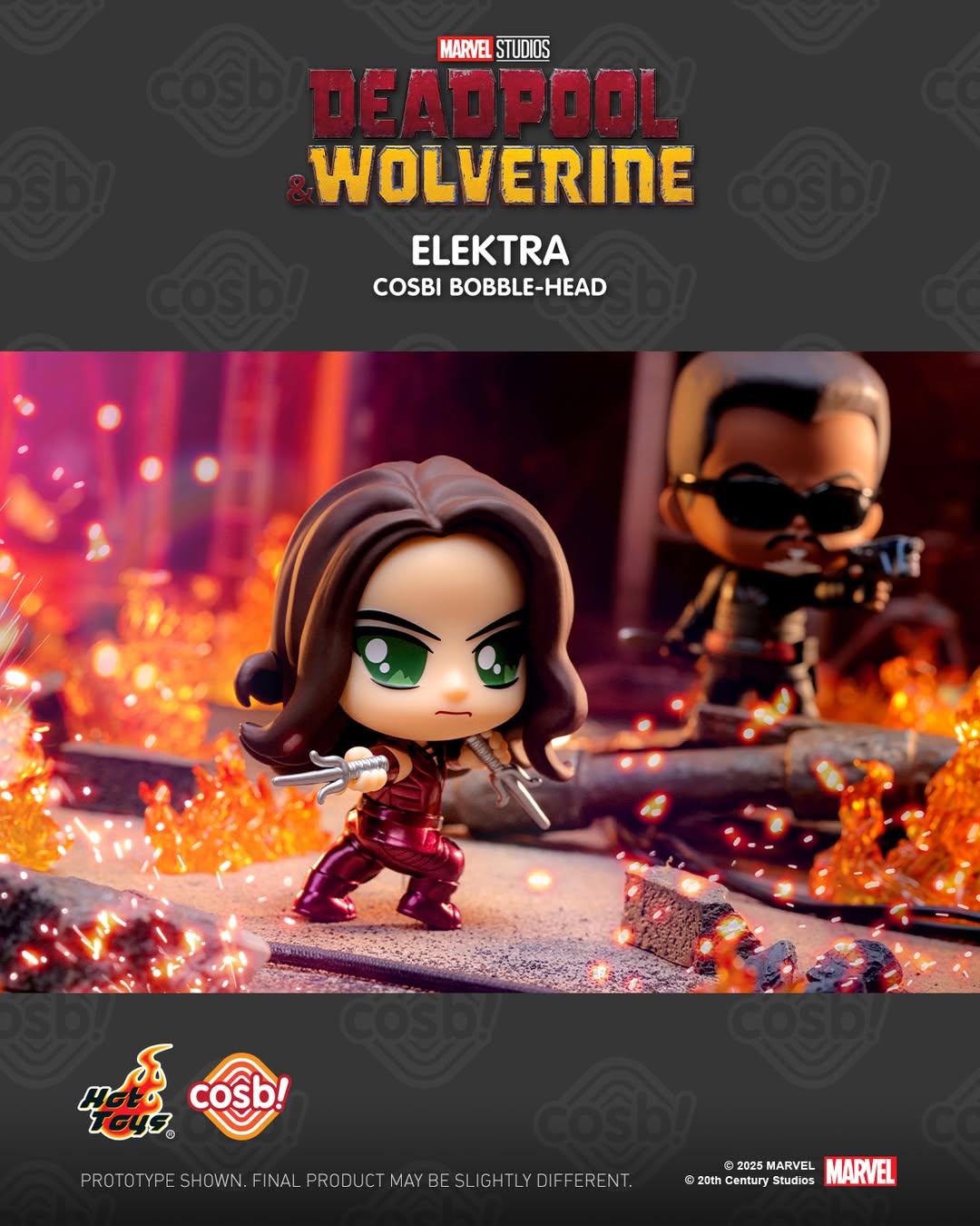 Hot Toys x COSBI Deadpool and Wolverine Bobble Head Blind Box Series