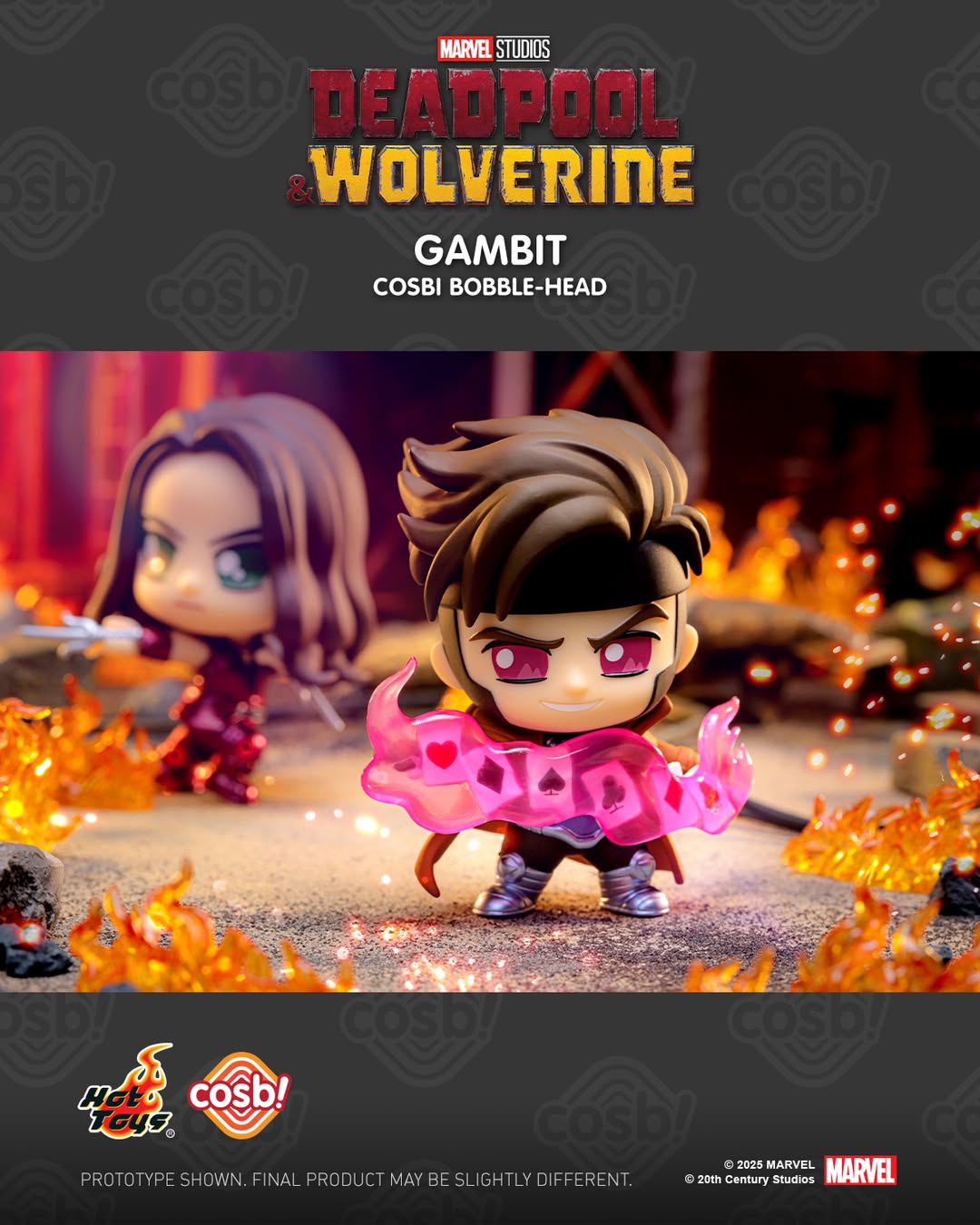 Hot Toys x COSBI Deadpool and Wolverine Bobble Head Blind Box Series