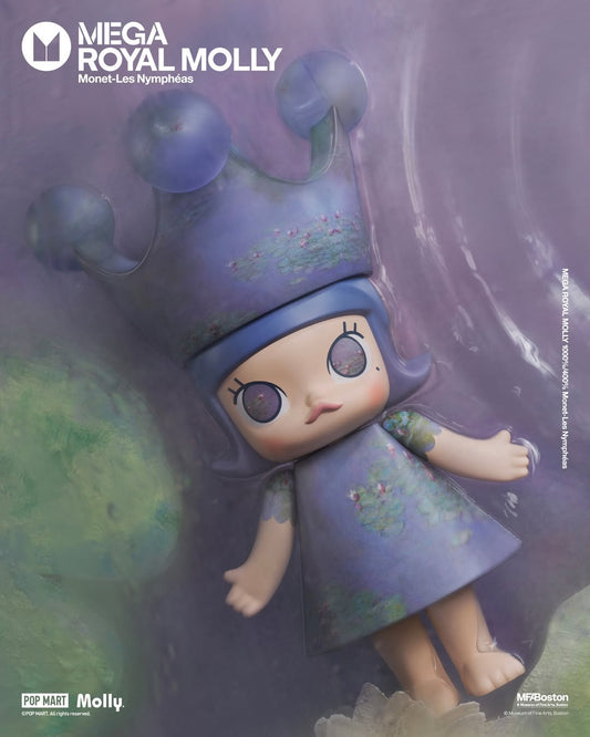 Mega Royal Molly 400% Monet-Les Nymphéas