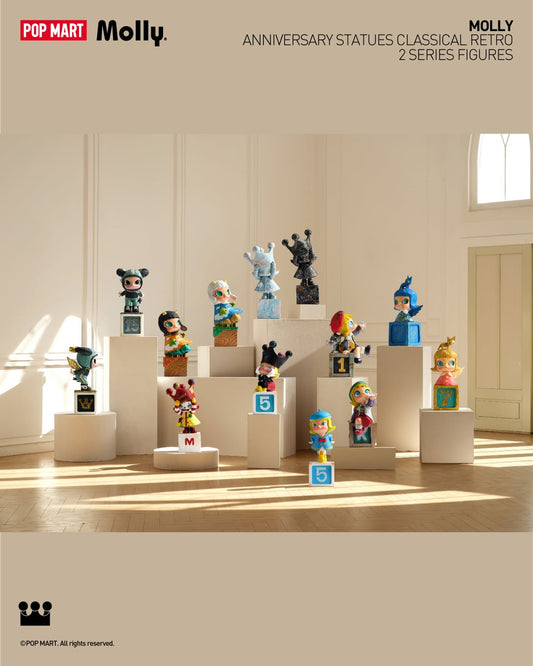 MOLLY Anniversary Statues Classical Retro 2 Series Figures