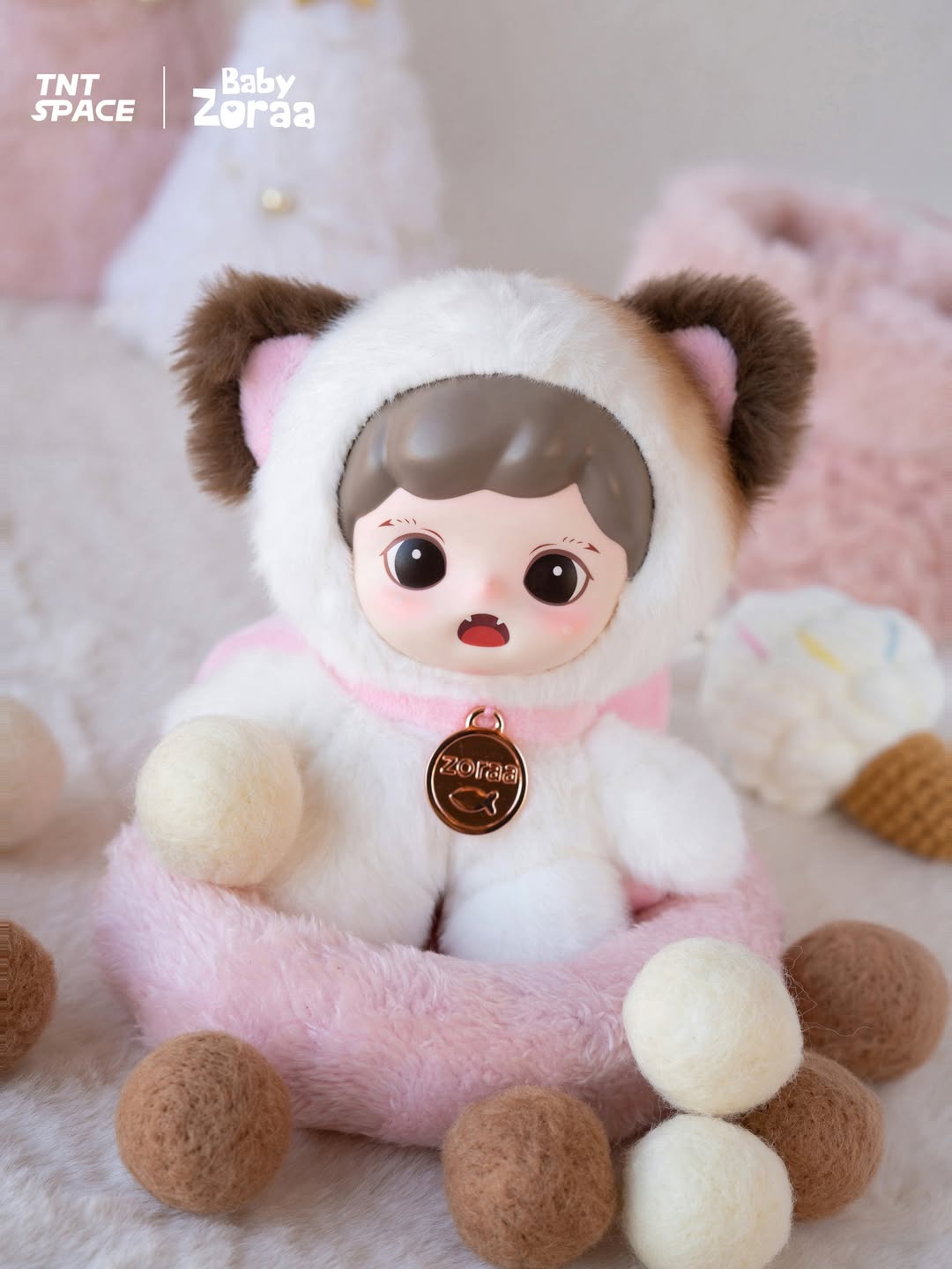 Zoraa Fluffy Cabin Series Viny Plush Doll Blind Box Series