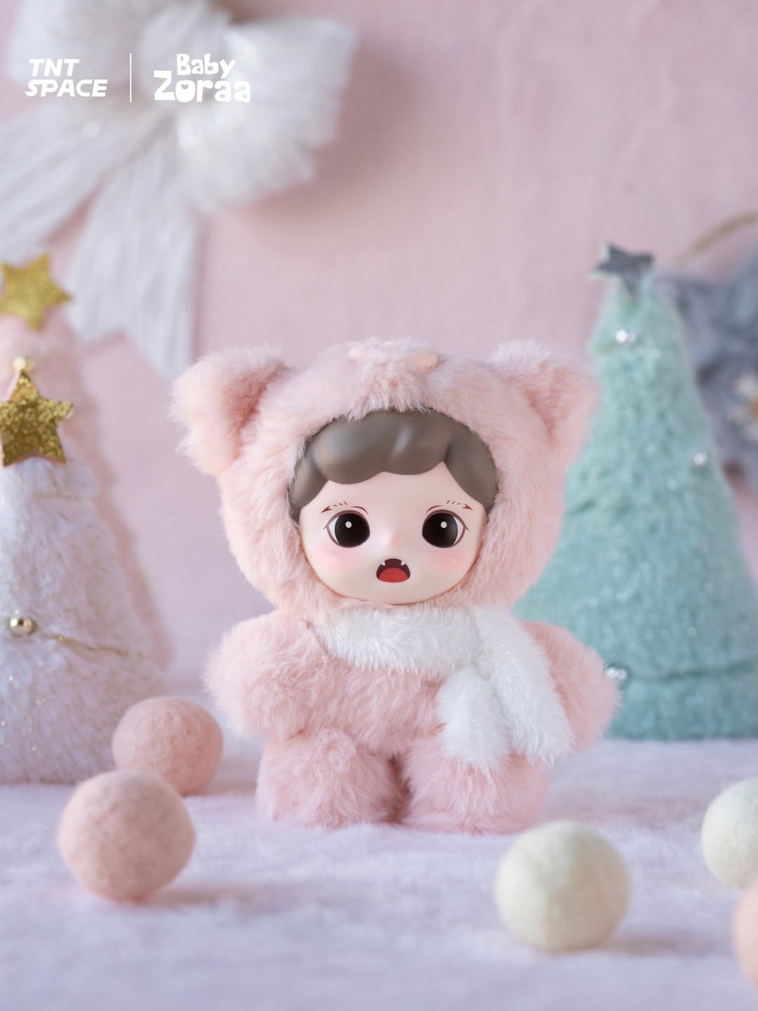 Zoraa Fluffy Cabin Series Viny Plush Doll Blind Box Series