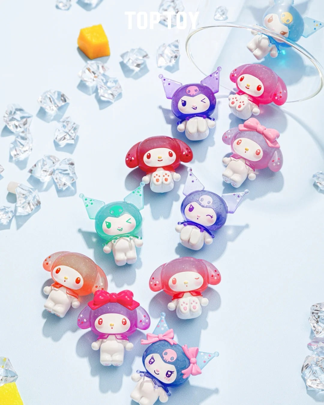Sanrio KUROMI & MY MELODY Ramune Style Mini Figures Surprise Bag