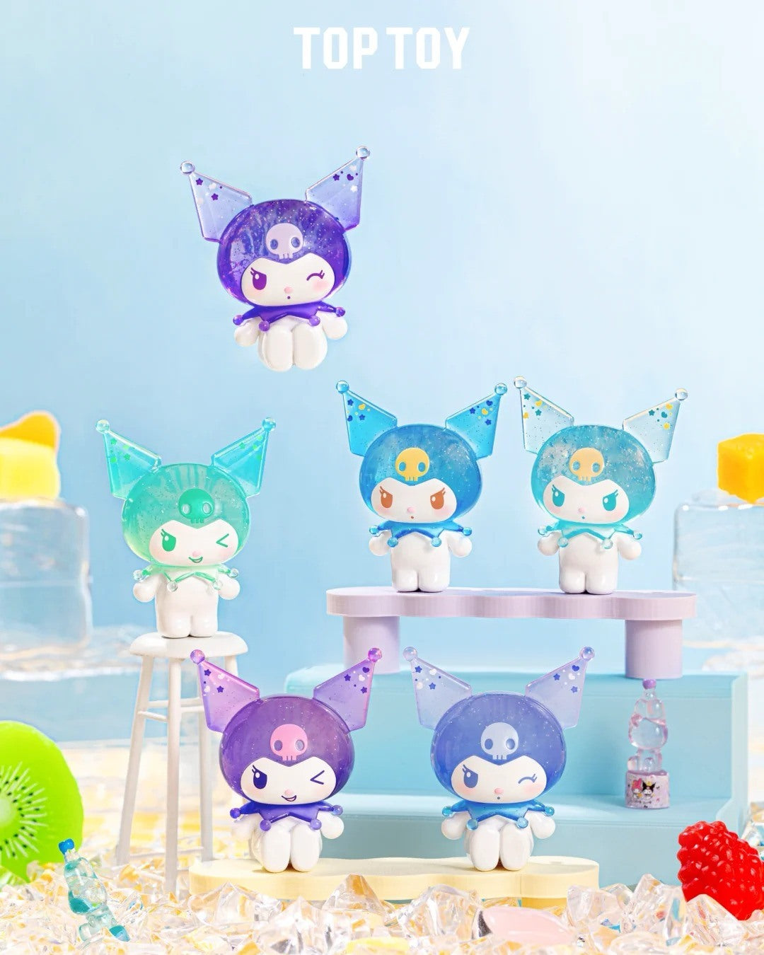 Sanrio KUROMI & MY MELODY Ramune Style Mini Figures Surprise Bag