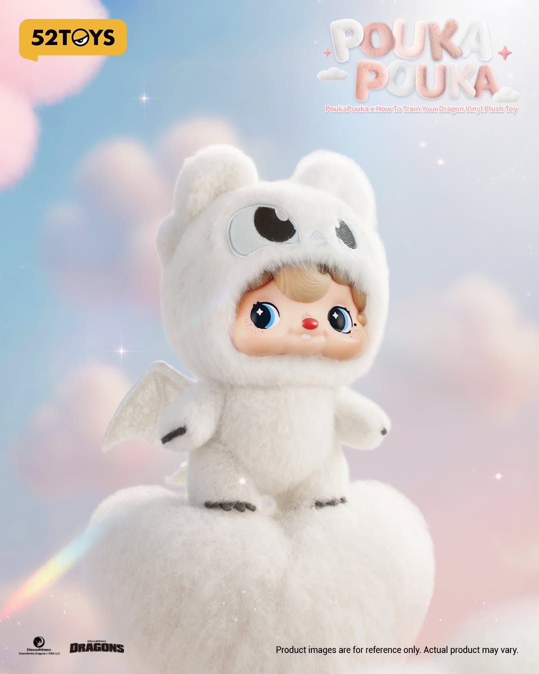 Pouka Pouka x How to Train Your Dragon Vinyl Plush Toy