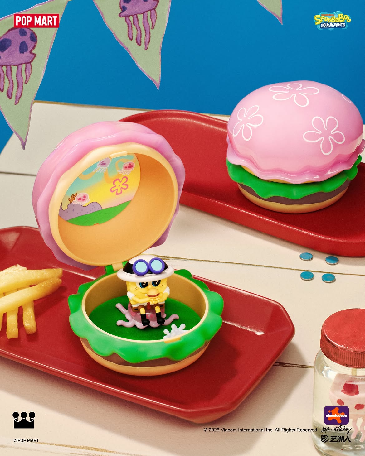 SpongeBob Krabby Patty Best sellers Series Figures Blind Box