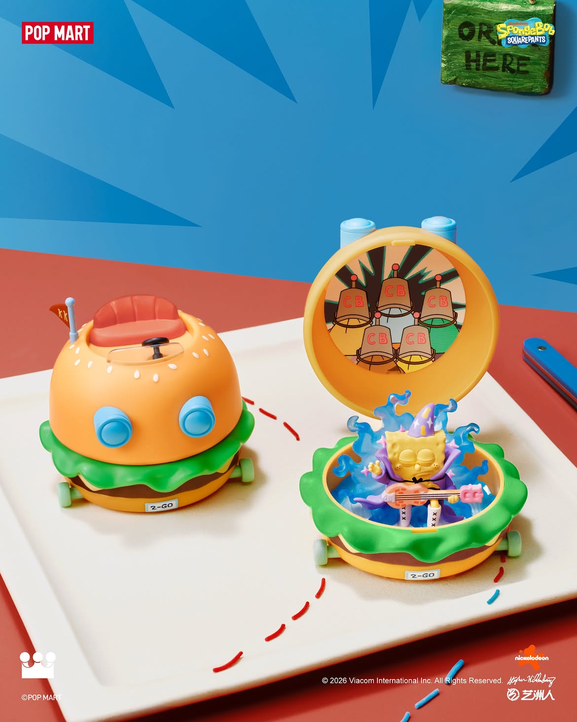 SpongeBob Krabby Patty Best sellers Series Figures Blind Box