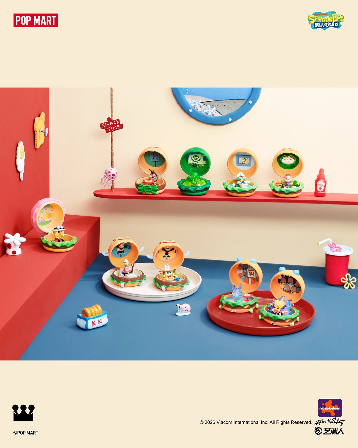 SpongeBob Krabby Patty Best sellers Series Figures Blind Box