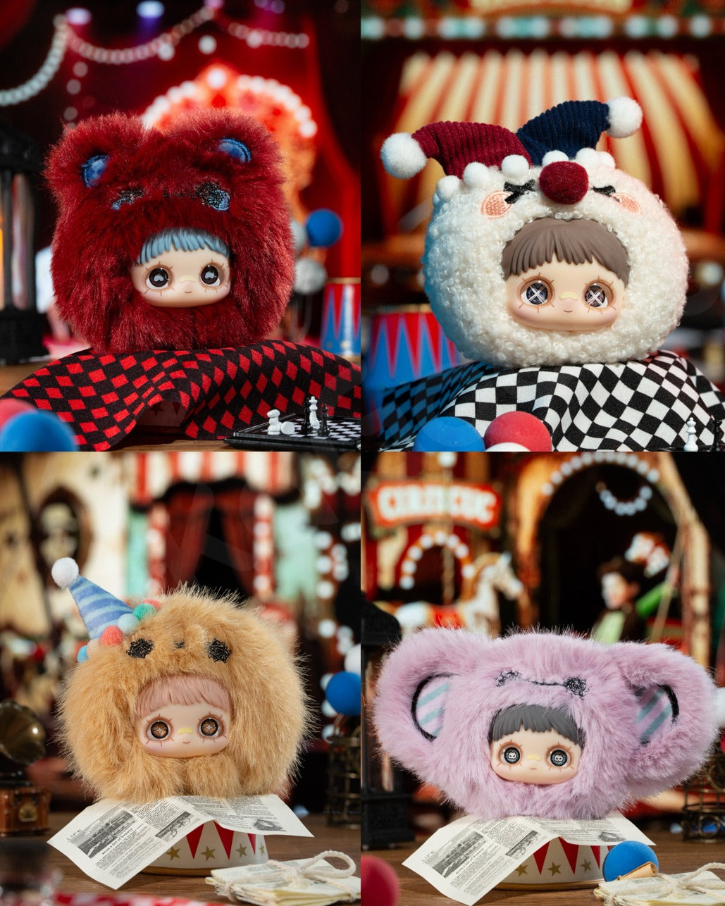 Maymei V5 Crazy Circus Plush Blind Box Series