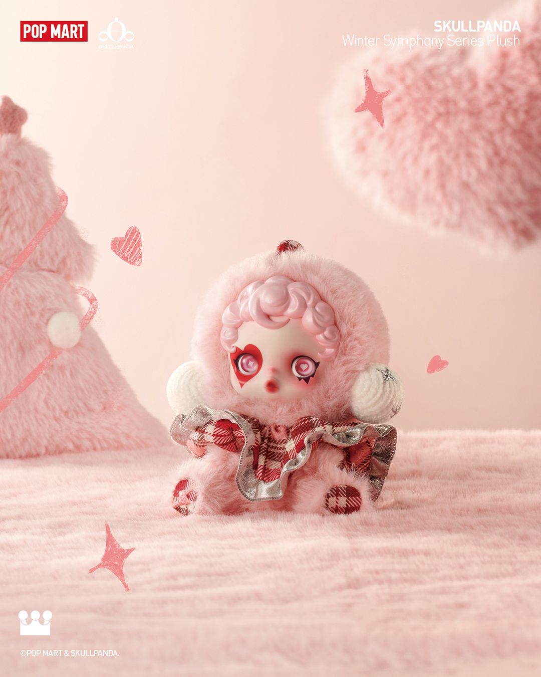 SKULLPANDA Winter Symphony Series Vinyl Plush Pendant Blind Box Series