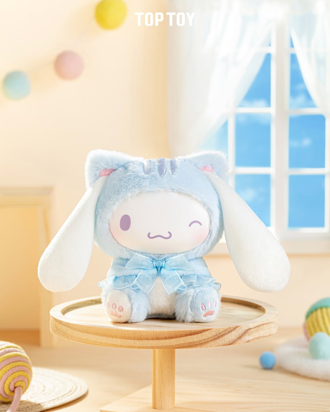 Sanrio Characters Play with Kittens Plush Pendant Blind Box Series