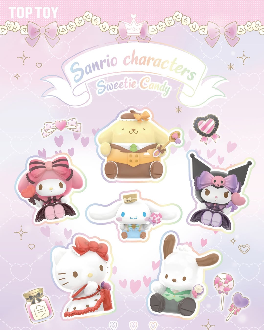 Sanrio Characters Sweetie Candy Blind Box Series