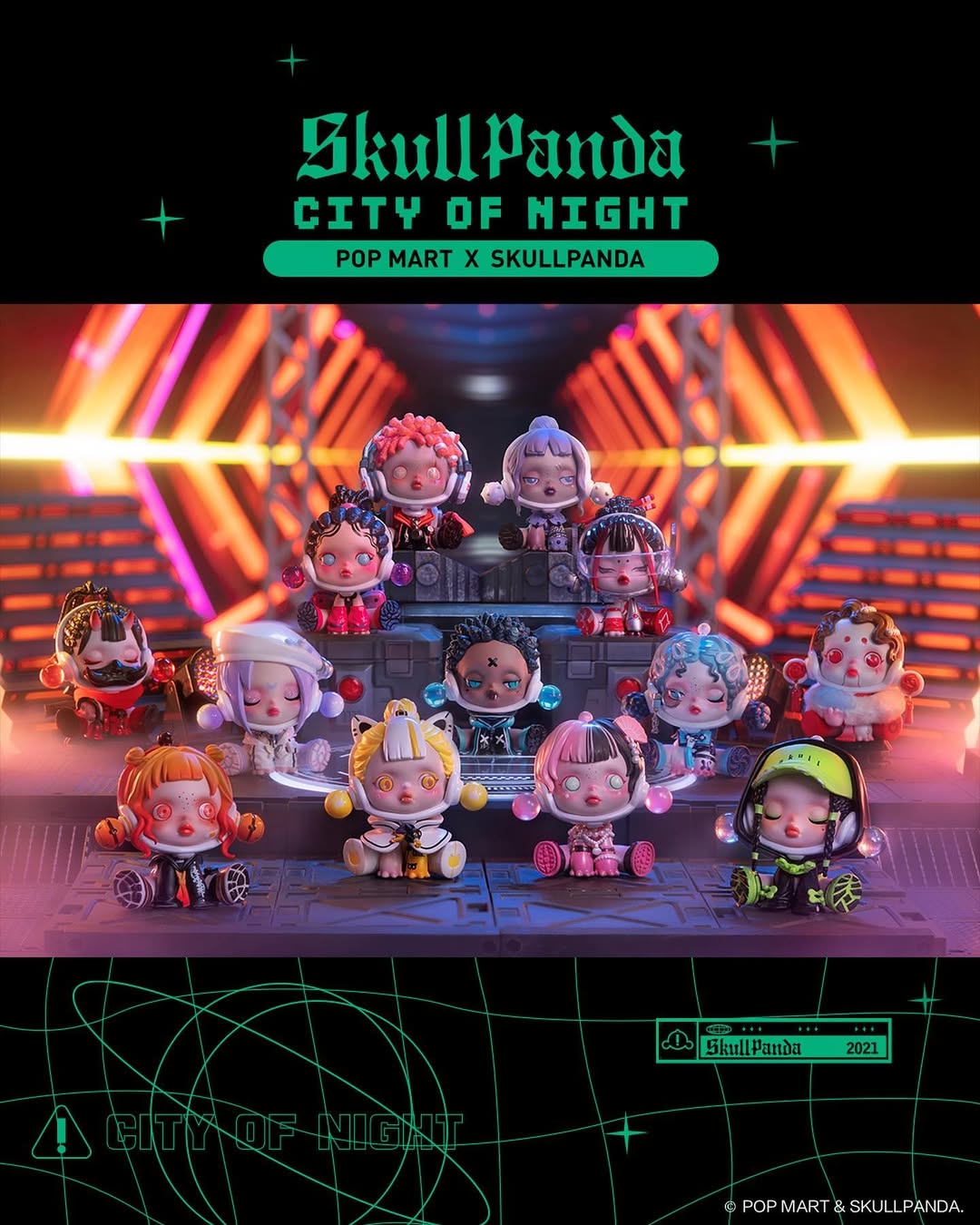 SKULLPANDA  City of Night Series