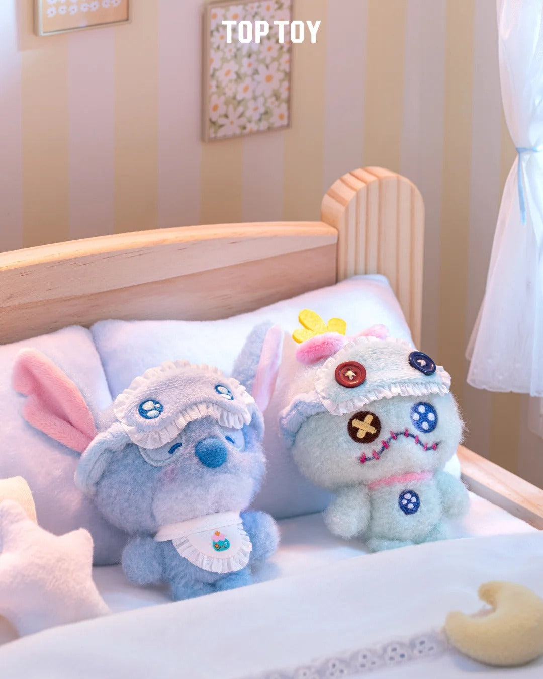 Disney Squinting Sleepwear Plush Pendant Blind Box Series