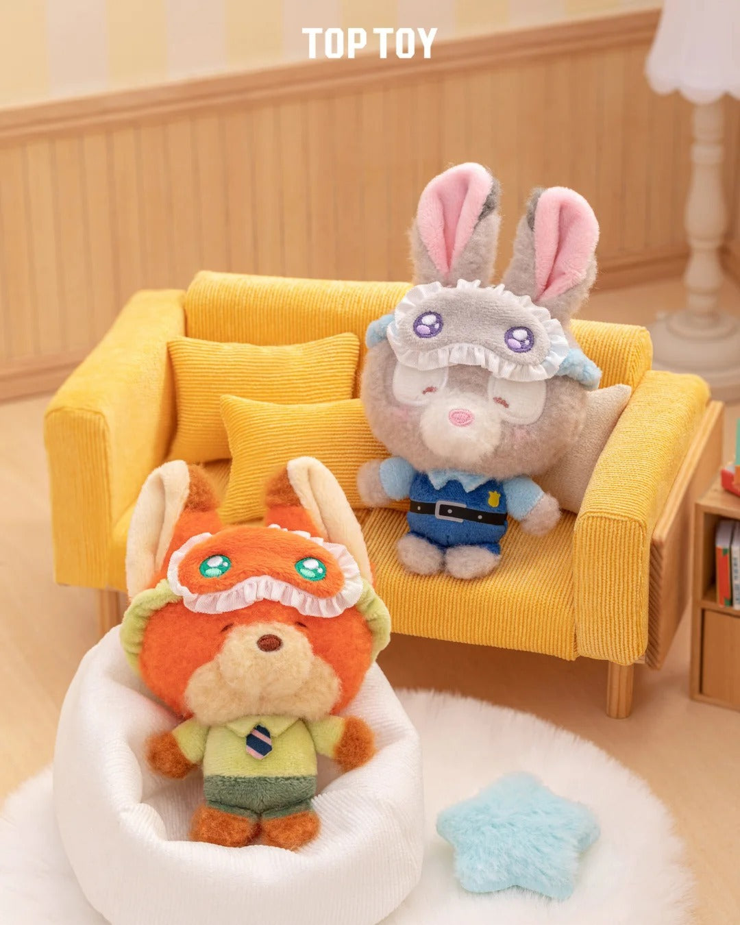 Disney Squinting Sleepwear Plush Pendant Blind Box Series