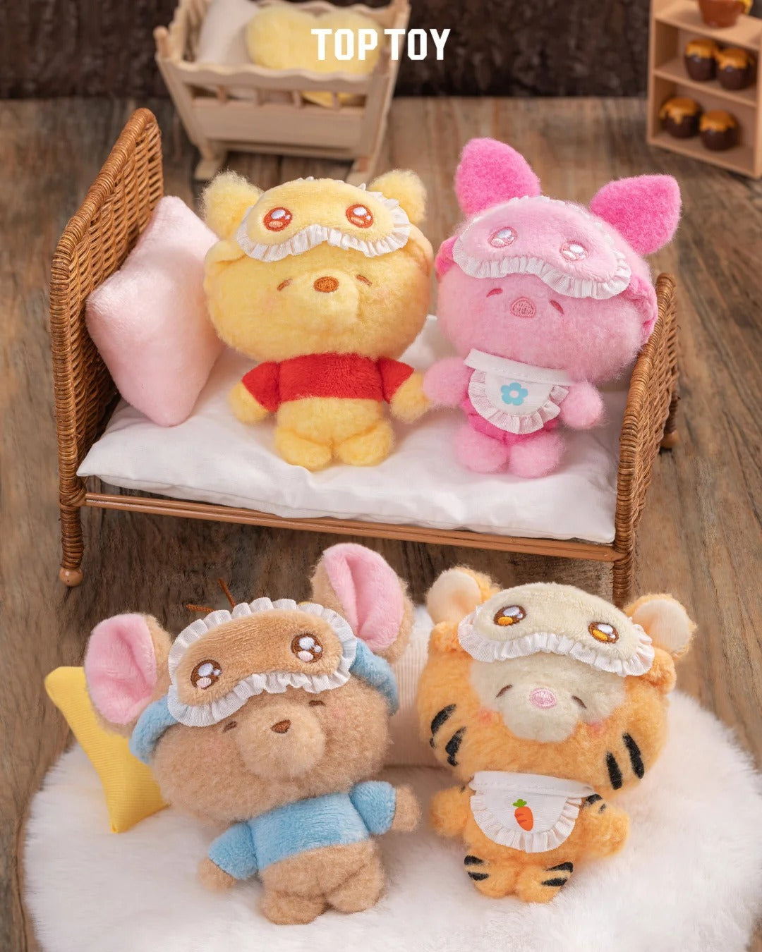 Disney Squinting Sleepwear Plush Pendant Blind Box Series