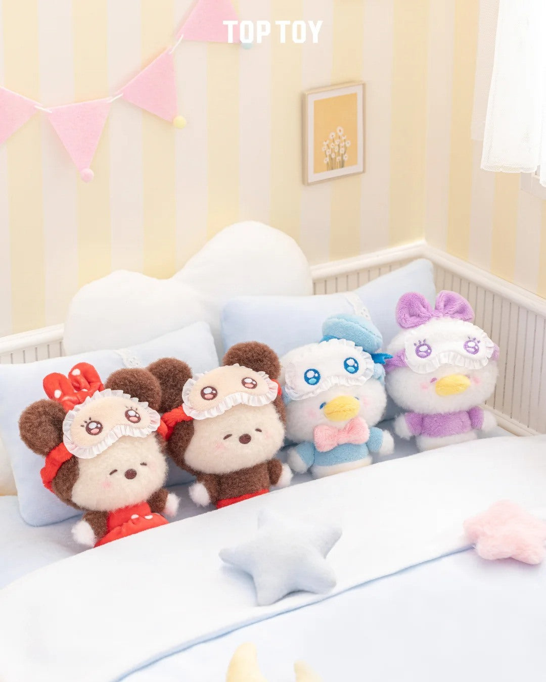 Disney Squinting Sleepwear Plush Pendant Blind Box Series